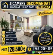 2 Camere Decomandat | Mobilat | Bloc 2021 | 128.500 € 
