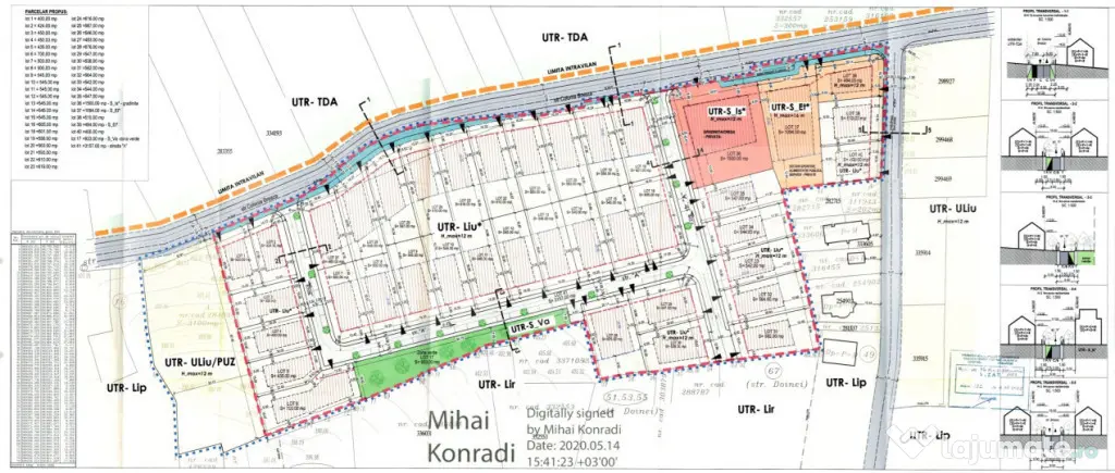 Teren autorizabil 503mp, casa individuală, duplex, cart Dâ