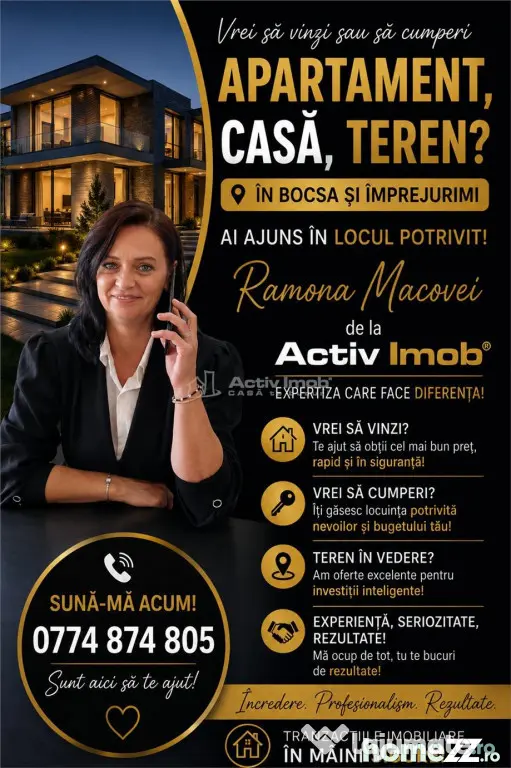 Bocsa Romana, Apt. 2 cam. Central - Bocsa (Caras-Severin)