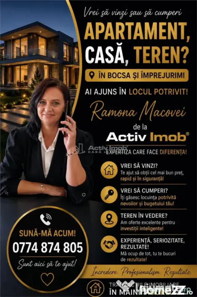 Bocsa Romana, Apt. 2 cam. Central - Bocsa (Caras-Severin)