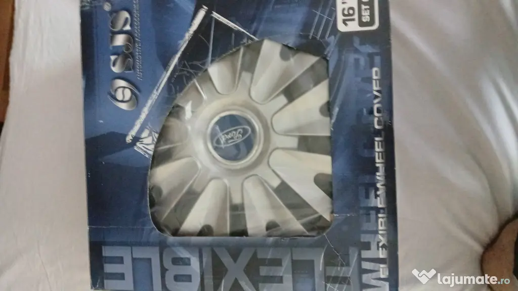 Set 4 capace pe 16" cu personalizate cu sigla Ford folosite 1 sezon - 100 lei