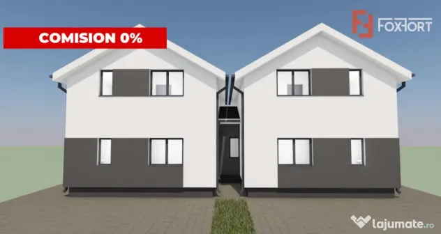 Duplex cu 4 camere, despartit prin camera tehnic - zona Urse
