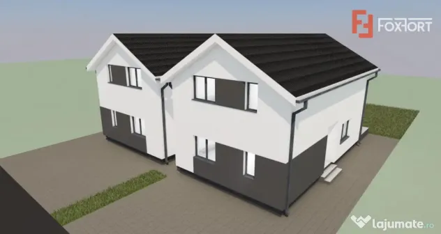Duplex cu 4 camere, despartit prin camera tehnic - zona Urse