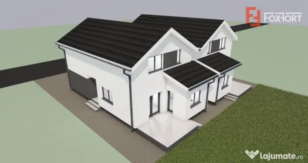 Duplex cu 4 camere, despartit prin camera tehnic - zona Urse