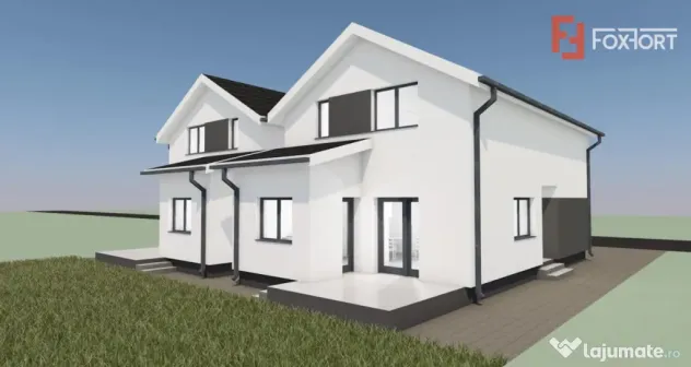 Duplex cu 4 camere, despartit prin camera tehnic - zona Urse