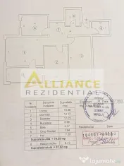 Apartament decomandat - 3 camere 88 mp 