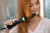 Perie rotativă de coafat cu aer cald, 3 viteze ale aerului și putere de 400W