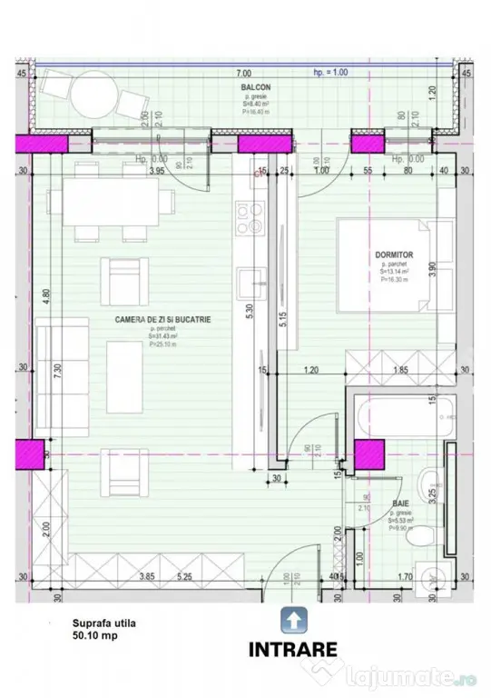 Comision 0! Apartament intabulat cu 2 camere la cheie in Sel