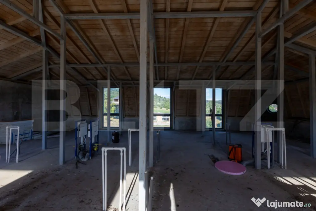 Conac boieresc 11 camere, cramă, terasă închisă 200 mp,