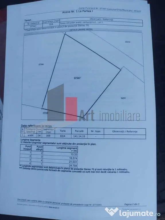 Vânzare 2 loturi de casă Dobreni Giurgiu