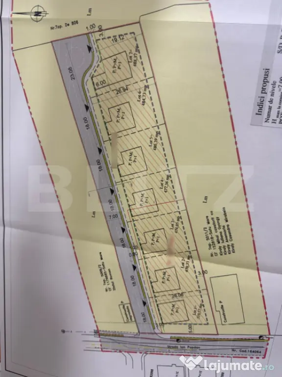 Terenuri intravilane de vânzare – Zona Dara | 7 parcele