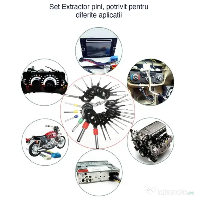 Extractor de pini din mufe set 41 de bucati