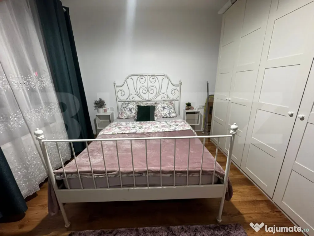 Apartament 2 camere, grădină, parcare, zona Cetății