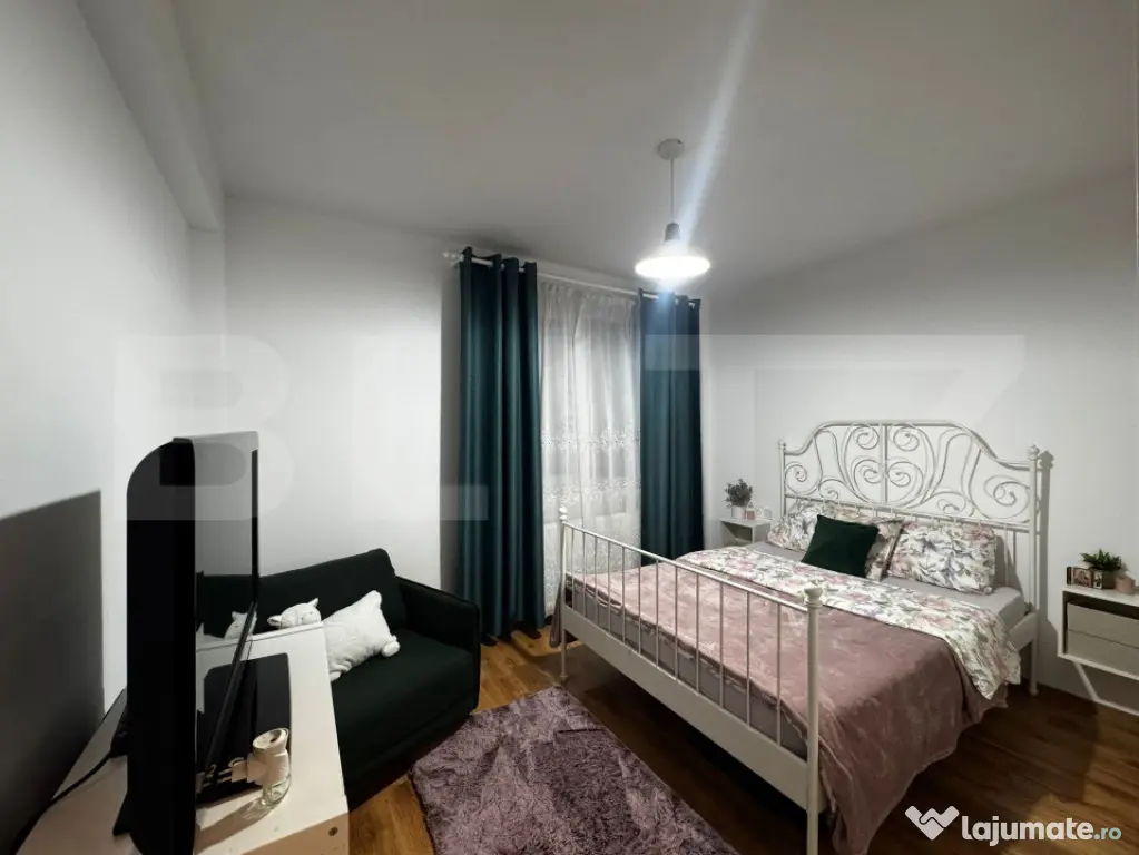 Apartament 2 camere, grădină, parcare, zona Cetății