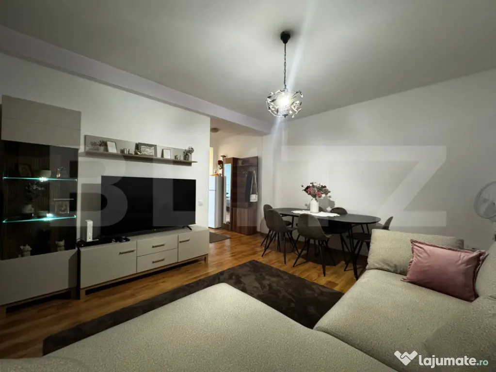 Apartament 2 camere, grădină, parcare, zona Cetății