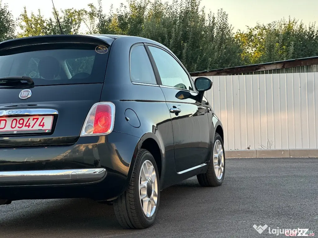 Fiat 500*km:152.125*clima*2 randuri de roti*1.3 benzina*69 cp!