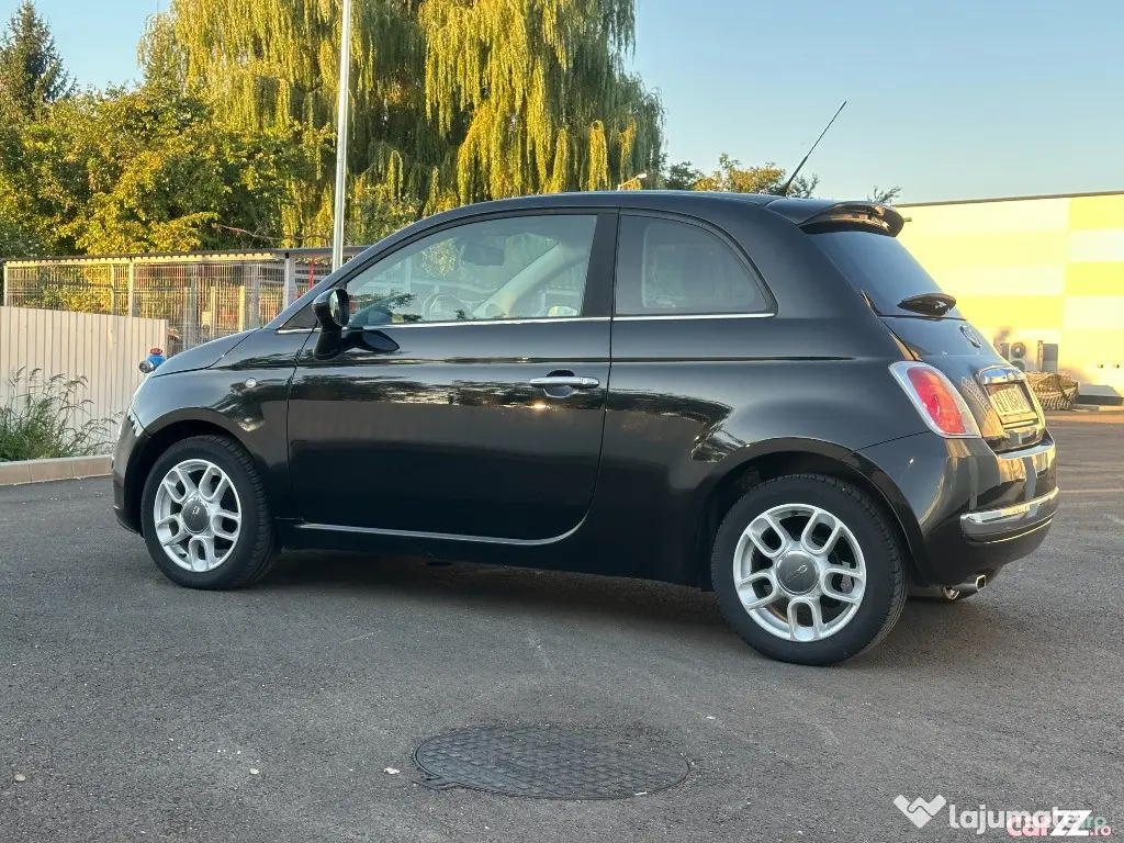 Fiat 500*km:152.125*clima*2 randuri de roti*1.3 benzina*69 cp!