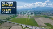 Teren 6.753 mp cu PUZ aprobat – Sânpetru | Dezvoltare rez