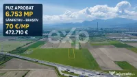 Teren 6.753 mp cu PUZ aprobat – Sânpetru | Dezvoltare rez
