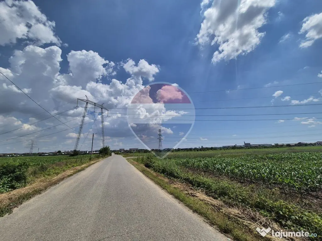 Teren intravilan de vânzare 4.087 mp Clinceni Olteni Ilfov