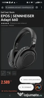 Casti Sennheiser Epos Adapt 660