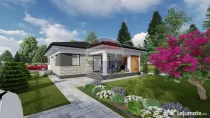 Casă nouă cu 4 camere LA ROSU si 550m2 teren Mocira, Ma...