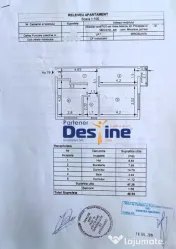 Apartament 2 camere decomandat 49 mp + balcon 