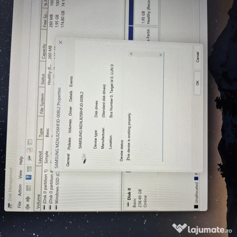 Laptop Lenovo 16 G7 Ryzen 5 7535HS 16" 16GB 256GB SSD Zeus Amanet Militari 36707
