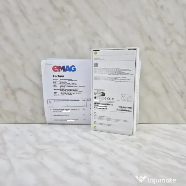 iPhone 17 Pro 5G, 256GB,Orange Nou,Sigilat Emag Zeus Amanet Militari 36755