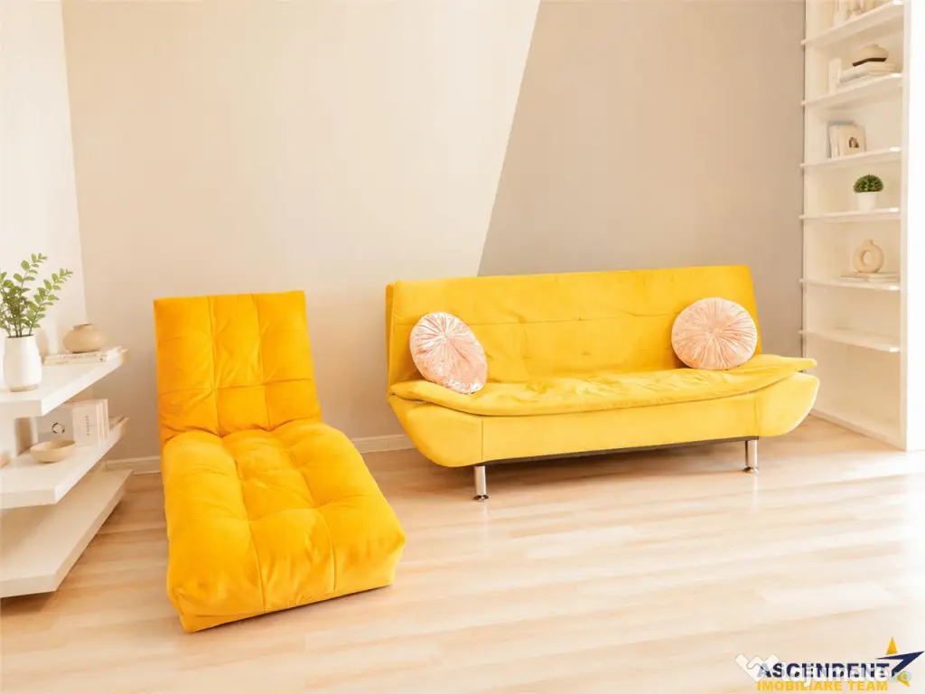 Studio modern, decomandat, etaj 2, mobilat, echipat, terasa,