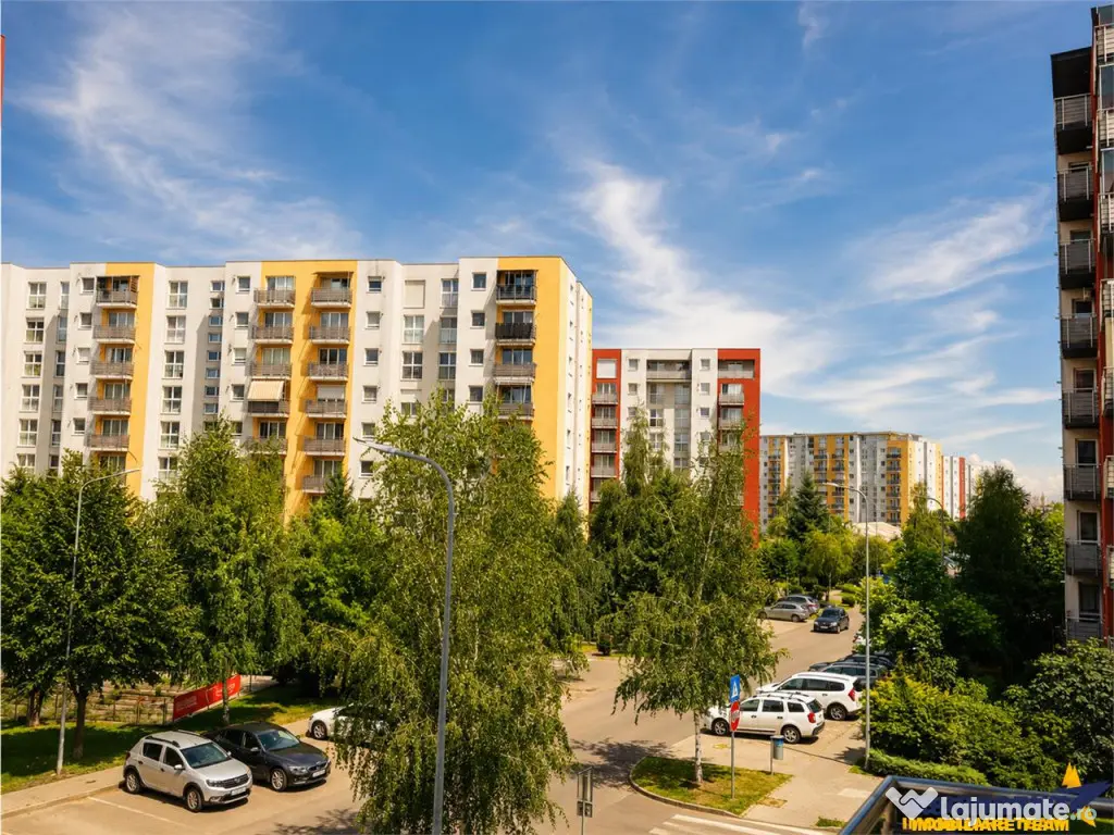 Studio modern, decomandat, etaj 2, mobilat, echipat, terasa,