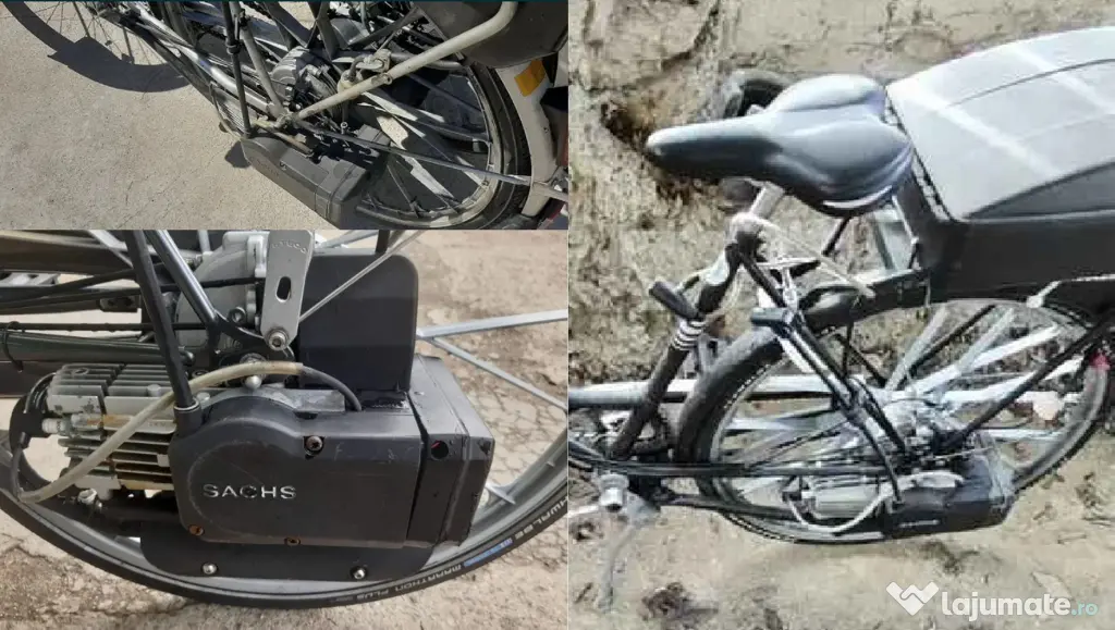 Bicicleta cu motor SACHS 30cc consum doar 1%