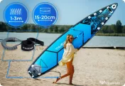 Placa Gonflabila Stand Up Paddle SUP 365cm Scaun Caiac Sigilată, Set Premium