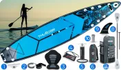 Placa Gonflabila Stand Up Paddle SUP 365cm Scaun Caiac Sigilată, Set Premium