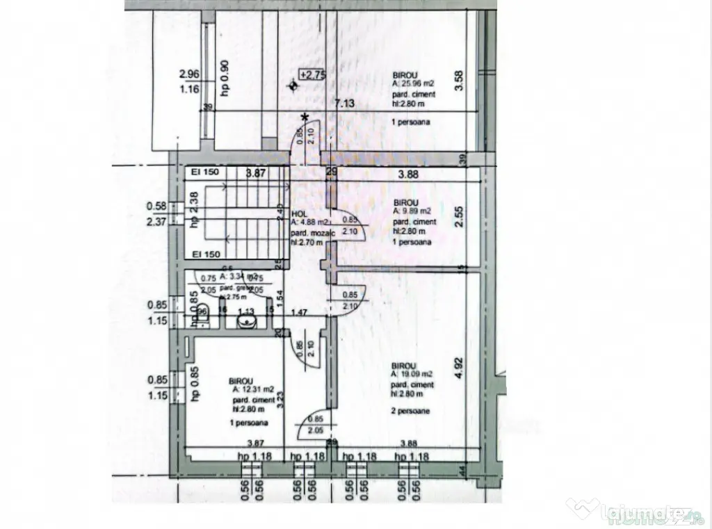 Spatiu birouri | 4 camere | 96 mp | Bucurestii Noi 48 - Bucuresti (Bucuresti-Ilfov)