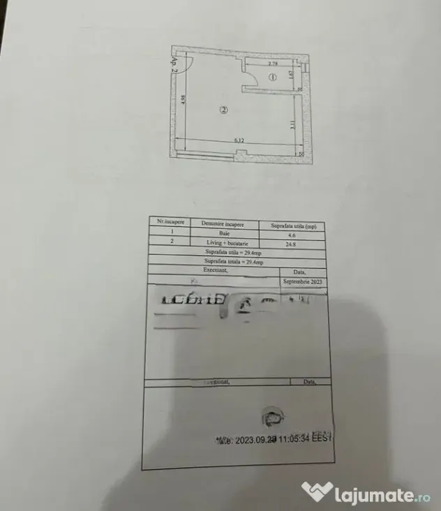 Apartament 1 camera 29,4 mp MOBILAT și UTILAT - Bucium-V...