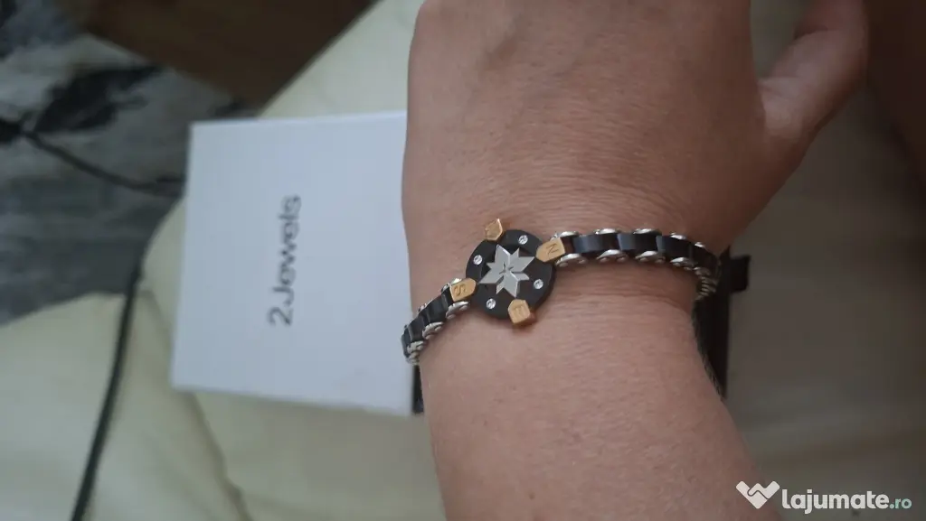 Brățară bărbați/unisex 2 Jewels – Model Roza Vânturilor (cu cutie originală)