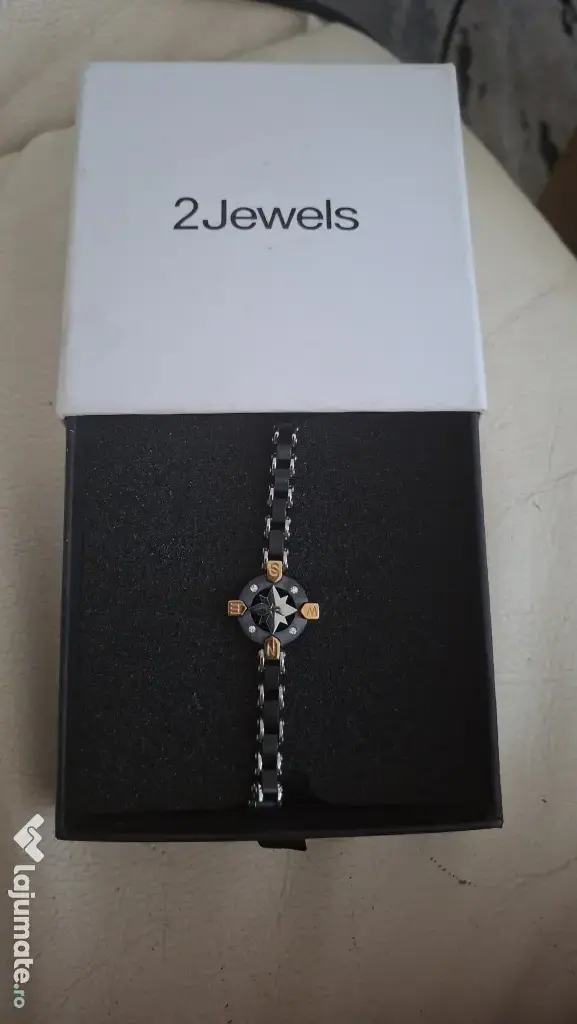 Brățară bărbați/unisex 2 Jewels – Model Roza Vânturilor (cu cutie originală)