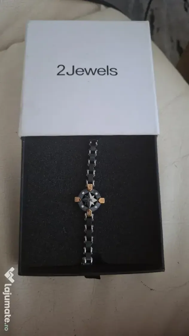 Brățară bărbați/unisex 2 Jewels – Model Roza Vânturilor (cu cutie originală)