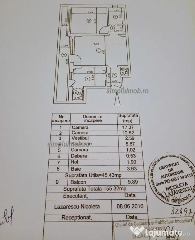 Apartament 2 camere Dimitrie Cantemir parcul Tineretului