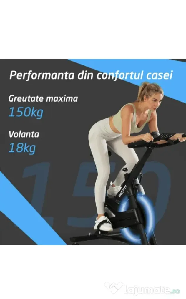 Bicicleta Spinning Magnetica GO4FIT® Model GF220 PRO