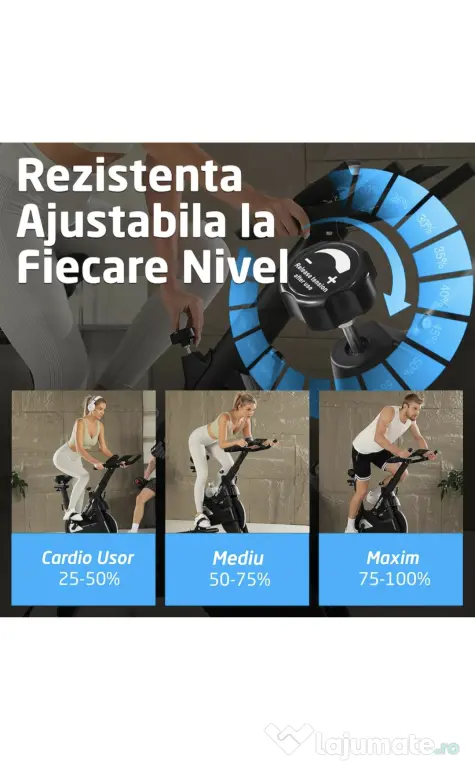 Bicicleta Spinning Magnetica GO4FIT® Model GF220 PRO
