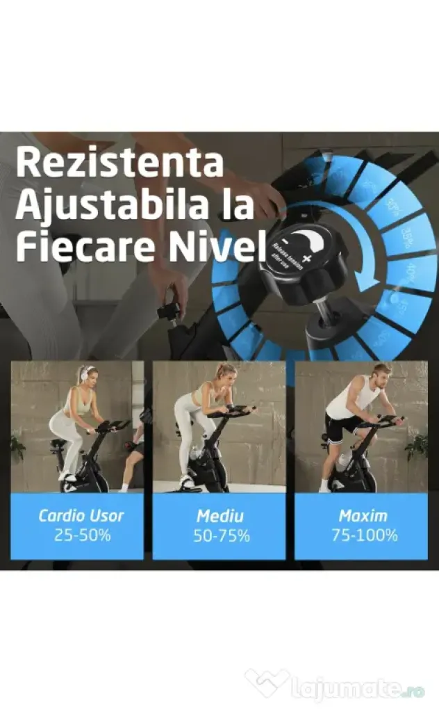 Bicicleta Spinning Magnetica GO4FIT® Model GF220 PRO