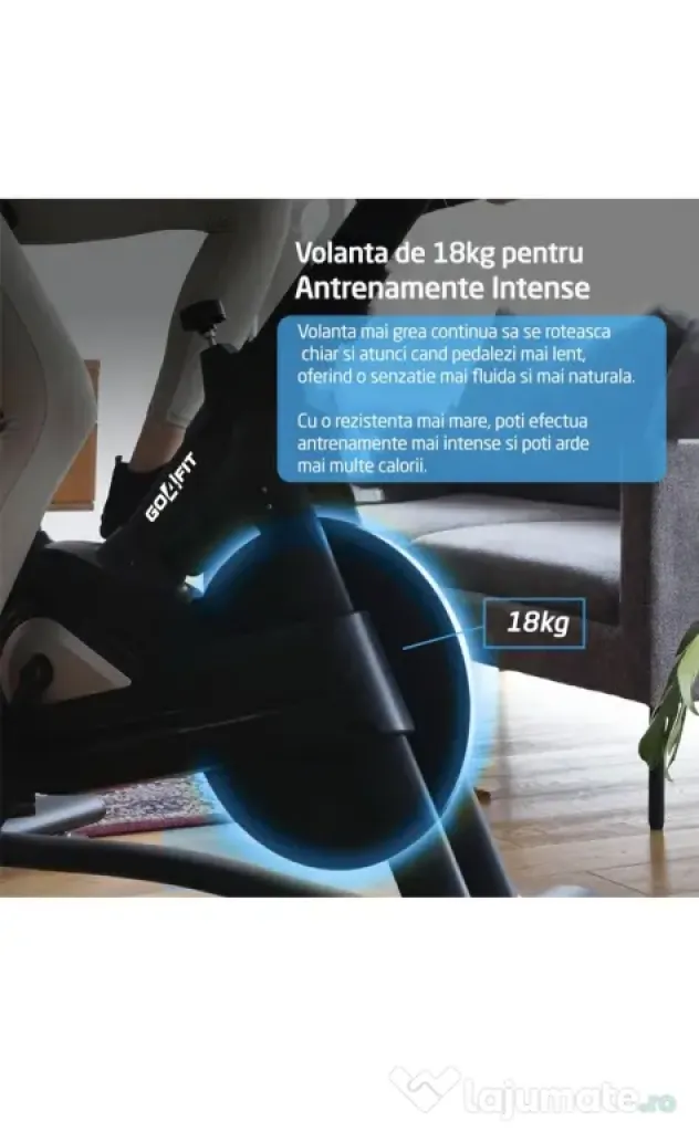 Bicicleta Spinning Magnetica GO4FIT® Model GF220 PRO