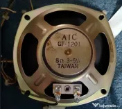 Difuzor AIC GF-1201, 8 Ohm, 3-5W, Vintage – Made in Taiwan 