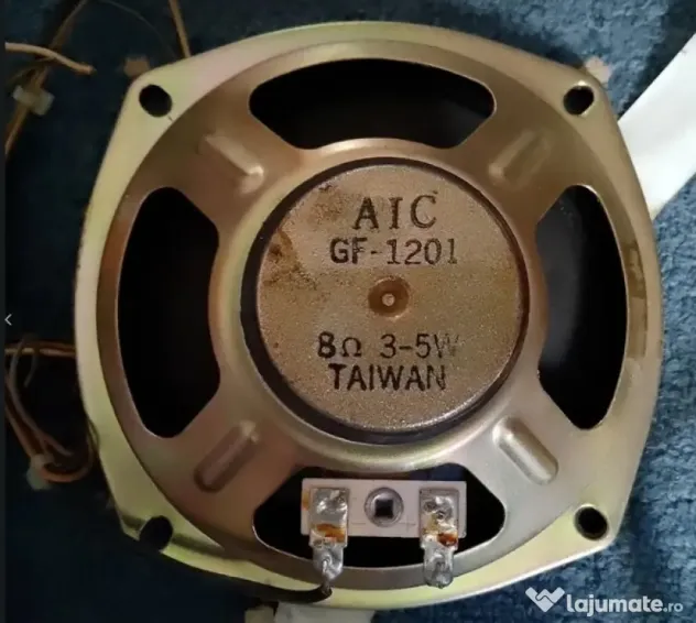 Difuzor AIC GF-1201, 8 Ohm, 3-5W, Vintage – Made in Taiwan