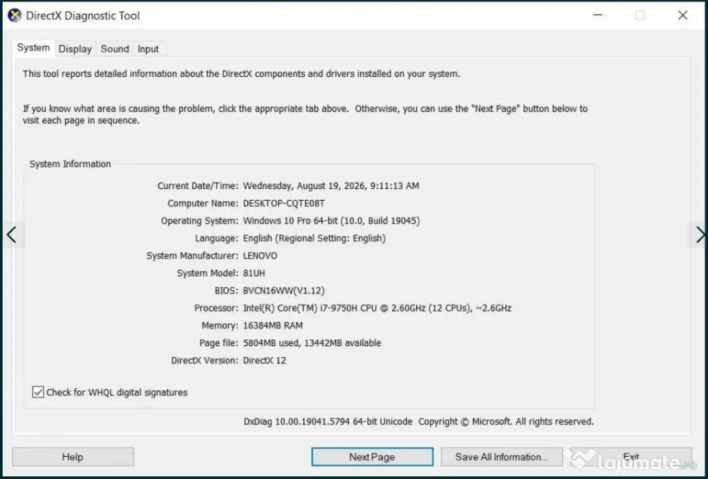 Lenovo Legion Y740 15IRHg | i7-9750H | RTX 2060 6GB | 16GB RAM | SSD 1TB