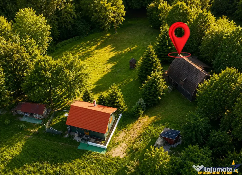 Casa Cabana 2.000 mp teren in miracolul naturii autentice,B