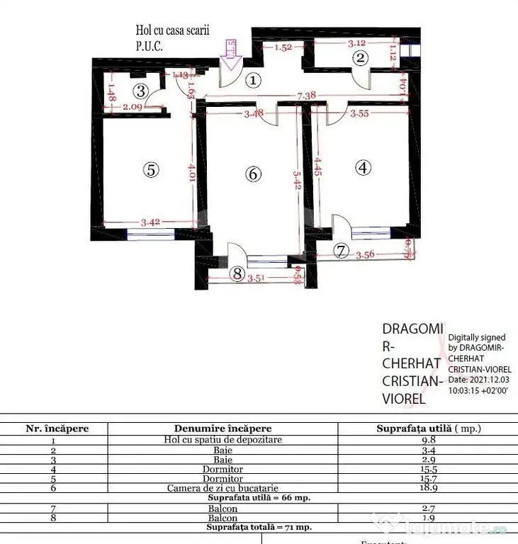 Mobilat utilat integral MODERN | Decomandat | Predeal