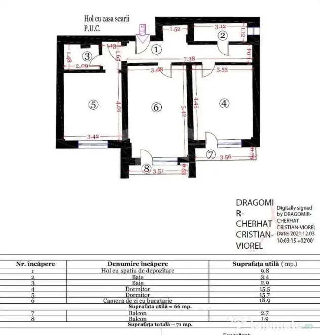 Mobilat utilat integral MODERN | Decomandat | Predeal